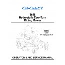 Cub Cadet 3648 Operation & Service Manual