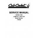 Cub Cadet 7000 Series Model No. 7360SS Service Manual