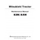 Cub Cadet Mitsubishi K3M,K4M Diesel Maintenance Manual