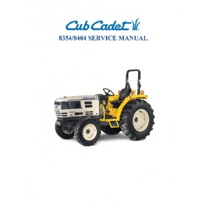 Cub Cadet 8354-8404 Service Manual