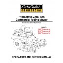 Cub Cadet Hydrostatic Commercial ZeroTurnService Manual Enforcer 44, 48,54
