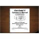 Cub Cadet 44" Mower Deck Operator's Manual Model 190-208-100