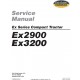 Cub Cadet Yanmar EX Series Compact Tractor Service Manual  Model No. Ex2900 & Ex3200