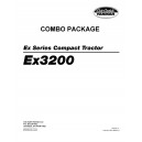 Cub Cadet Yanmar EX Series EX3200 Manuals COMBO Package