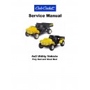 Cub Cadet 4 x 2 Country Utility Vehicle Service Manual