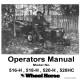 Wheel Horse Owners Manual No.516H-518H-520H
