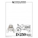 Wheel Horse D250 Operators Manual